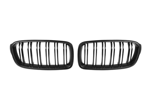 Dry Carbon Fiber - Front Grill Dual Slat [BMW 3 Series F30]