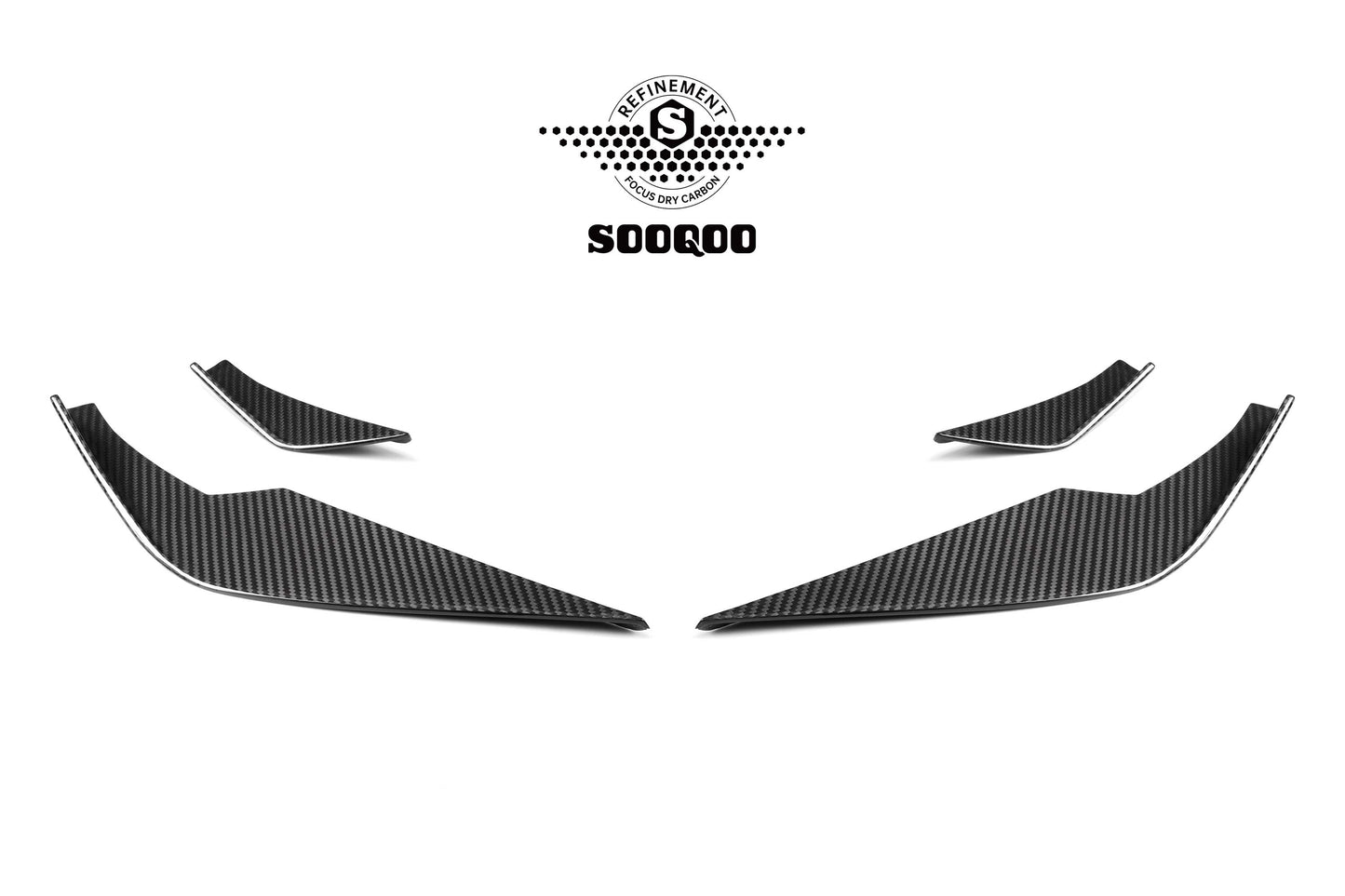 Dry Carbon Fiber - Front Side Canard VS Style [BMW M3 G80 | M4 G82]