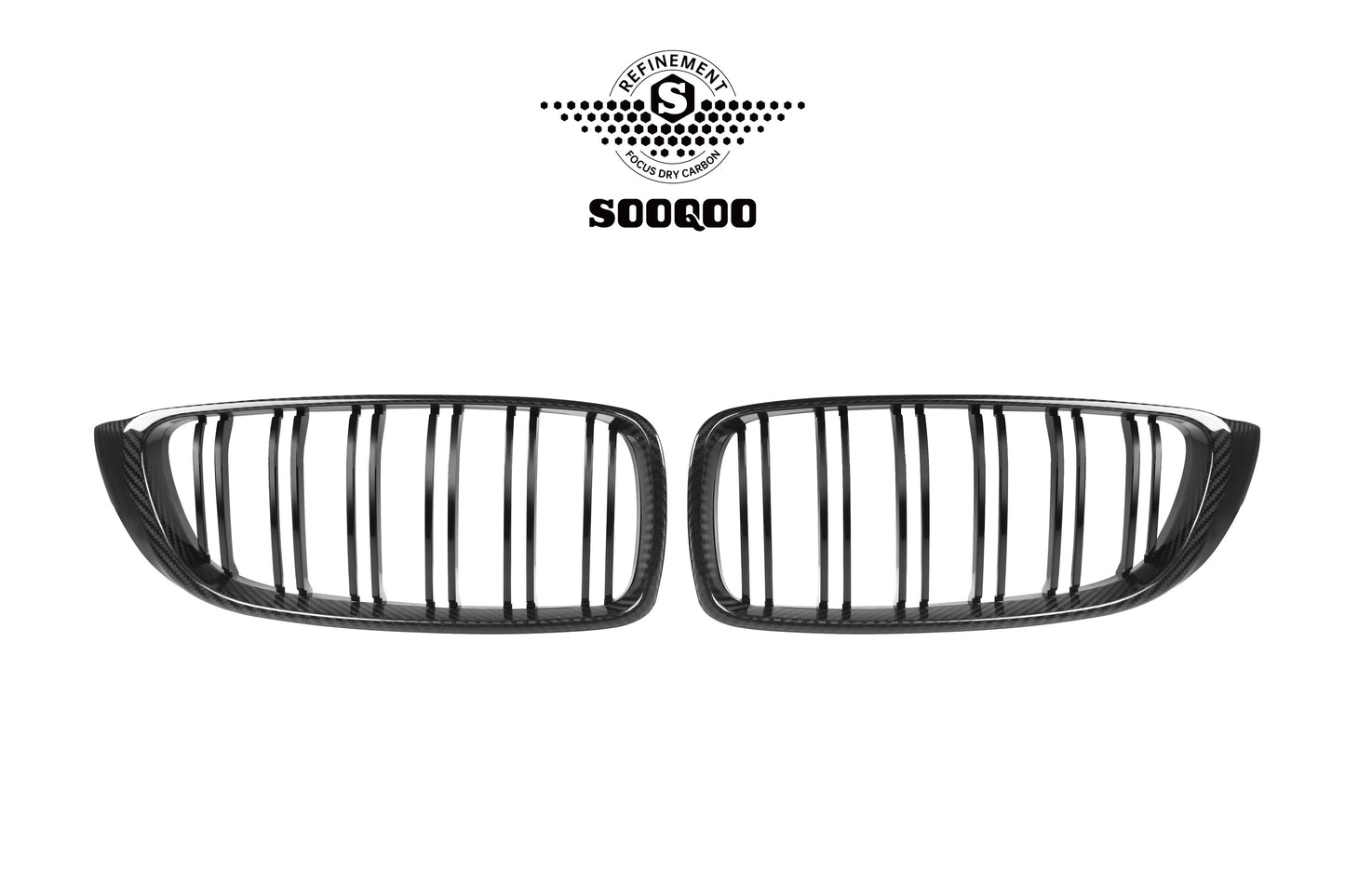 SQ Dry Carbon Fiber - Grill [BMW M3 F80 | M4 F82]