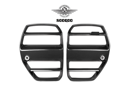 Dry Carbon Fiber - Front Grill ST Style [BMW M3 G80 | M4 G82]