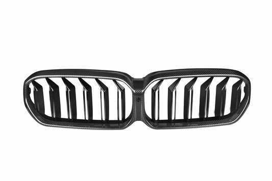 Dry Carbon Fiber - Dual Slat Grill [BMW M5 F90 LCI]