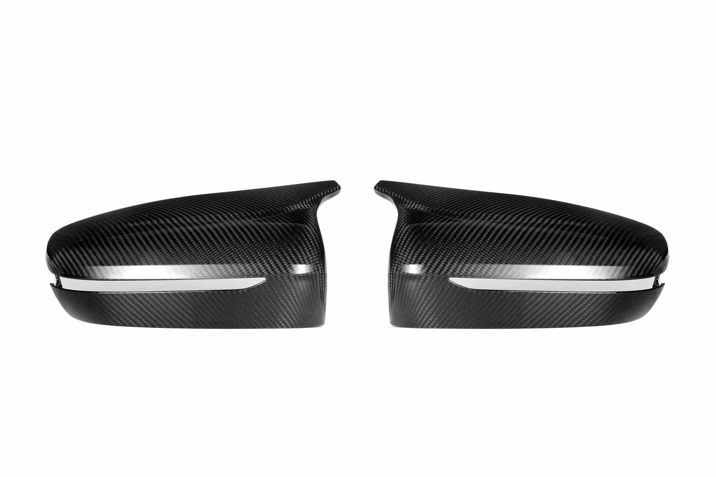 Dry Carbon Fiber -Mirror Cover OEM Style (Forged Option) [BMW M5 F90]