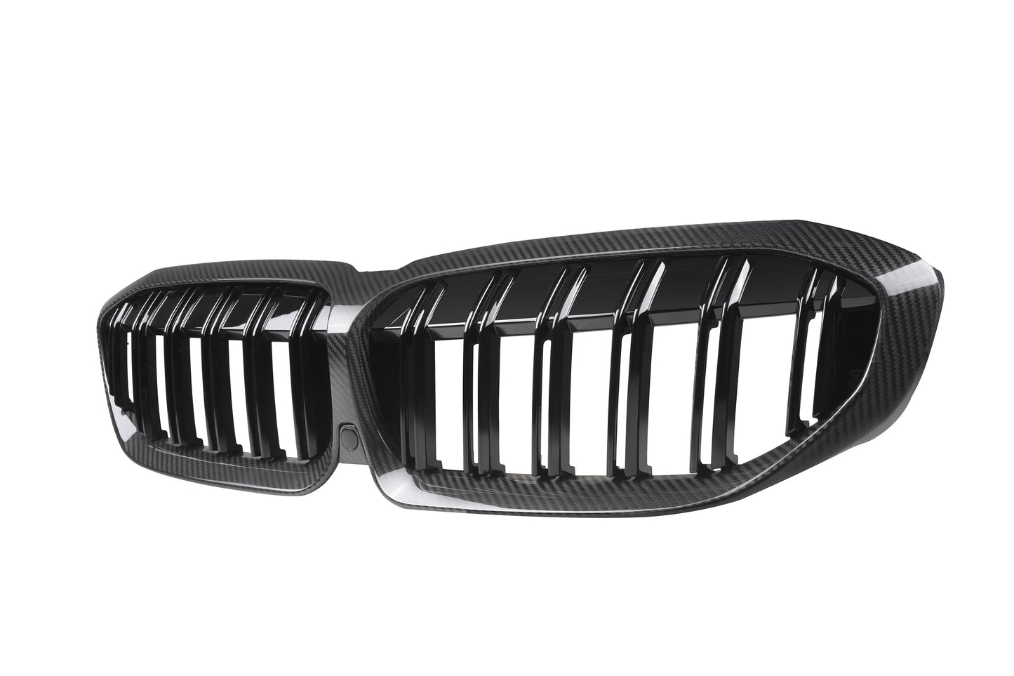 Dry Carbon Fiber - Front Grill Dual Slat [BMW 3 Series G20 Pre-LCI]