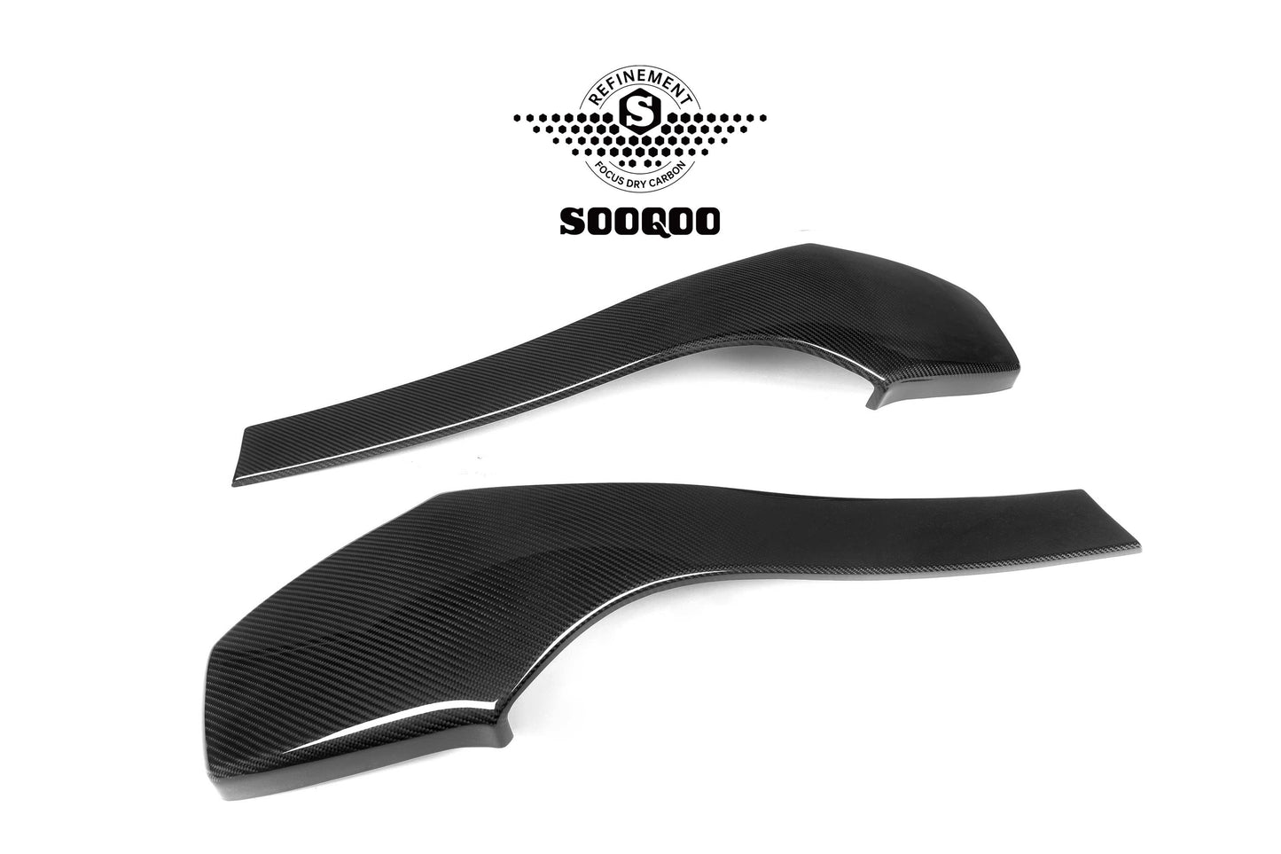 SQ Dry Carbon Fiber - OEM Style 4-PCS Sticky Backrest [BMW M3 F80 | M4 F82]