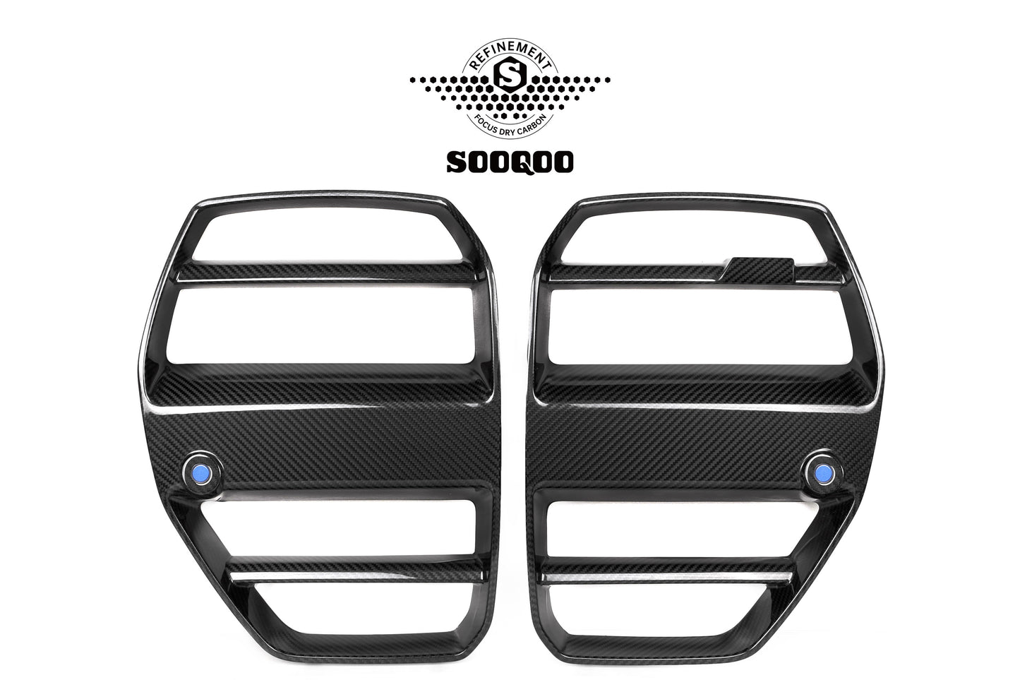 Dry Carbon Fiber - Front Grill ST Style [BMW M3 G80 | M4 G82]