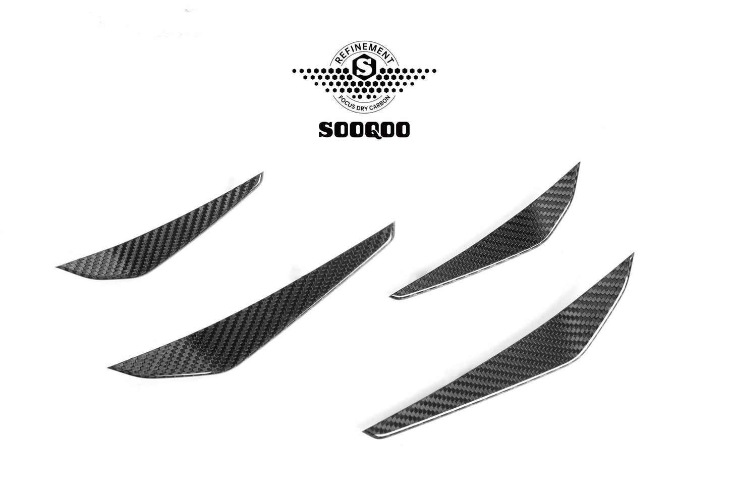 Dry Carbon Fiber - MP Style Front Side Canard [BMW M3 G80 | M4 G82]