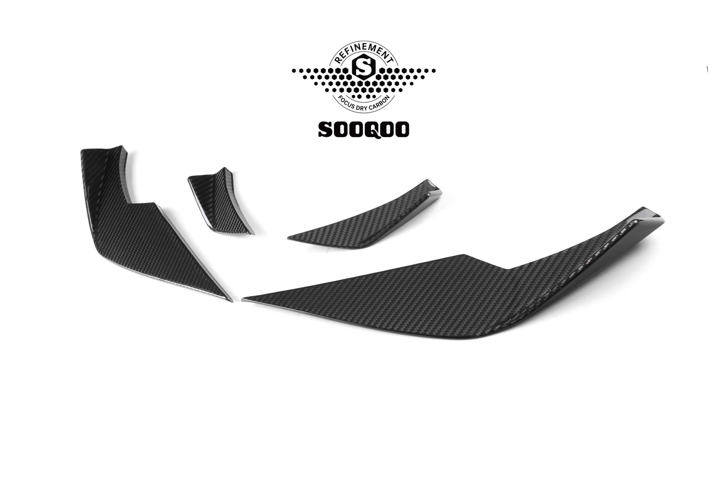 Dry Carbon Fiber - Front Side Canard VS Style [BMW M3 G80 | M4 G82]