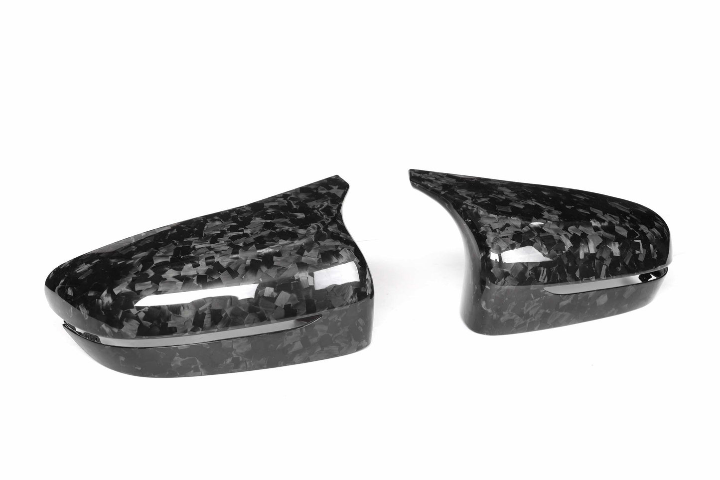 Dry Carbon Fiber -Mirror Cover OEM Style (Forged Option) [BMW M5 F90]