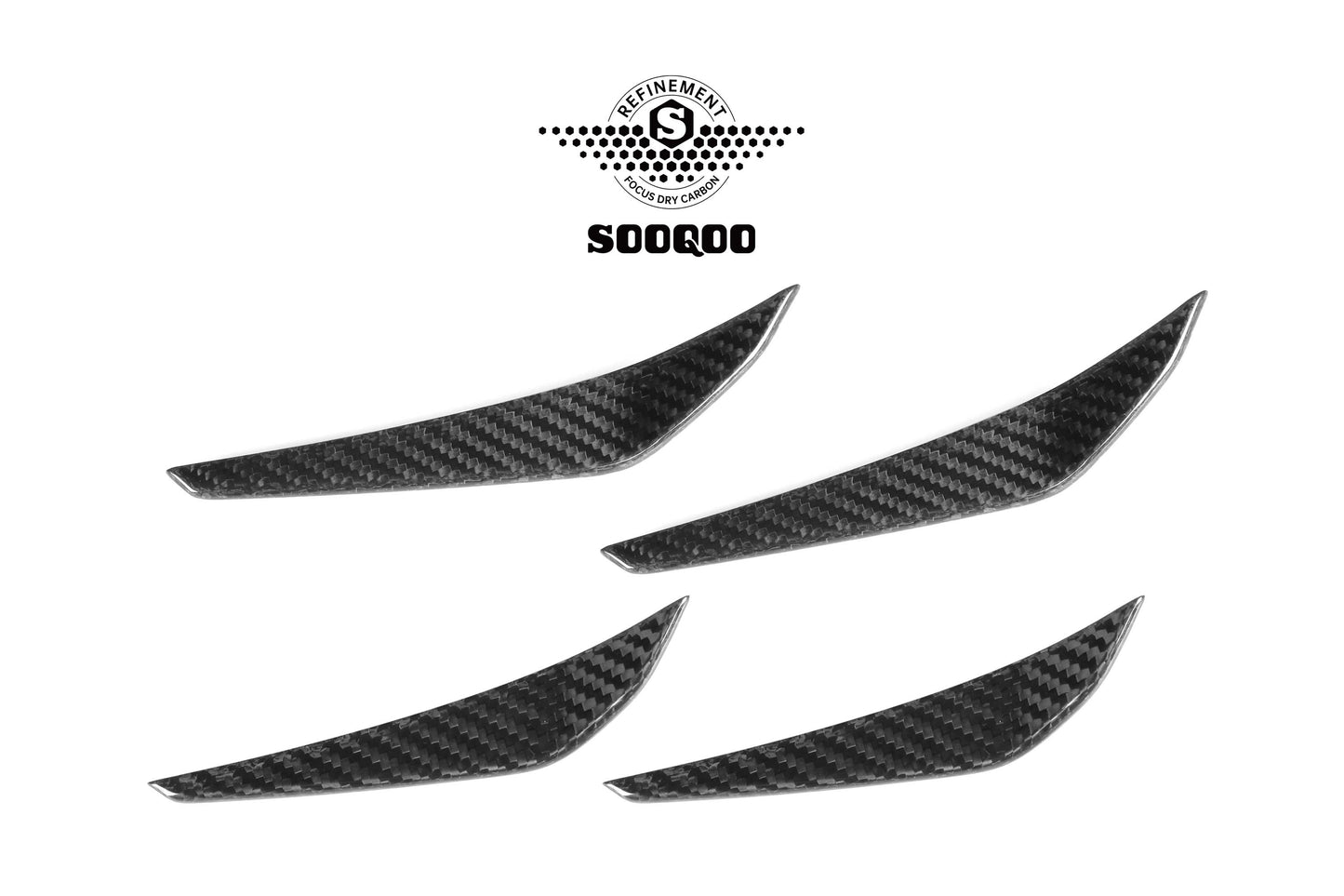 Dry Carbon Fiber - MP Style Front Side Canard [BMW M3 G80 | M4 G82]