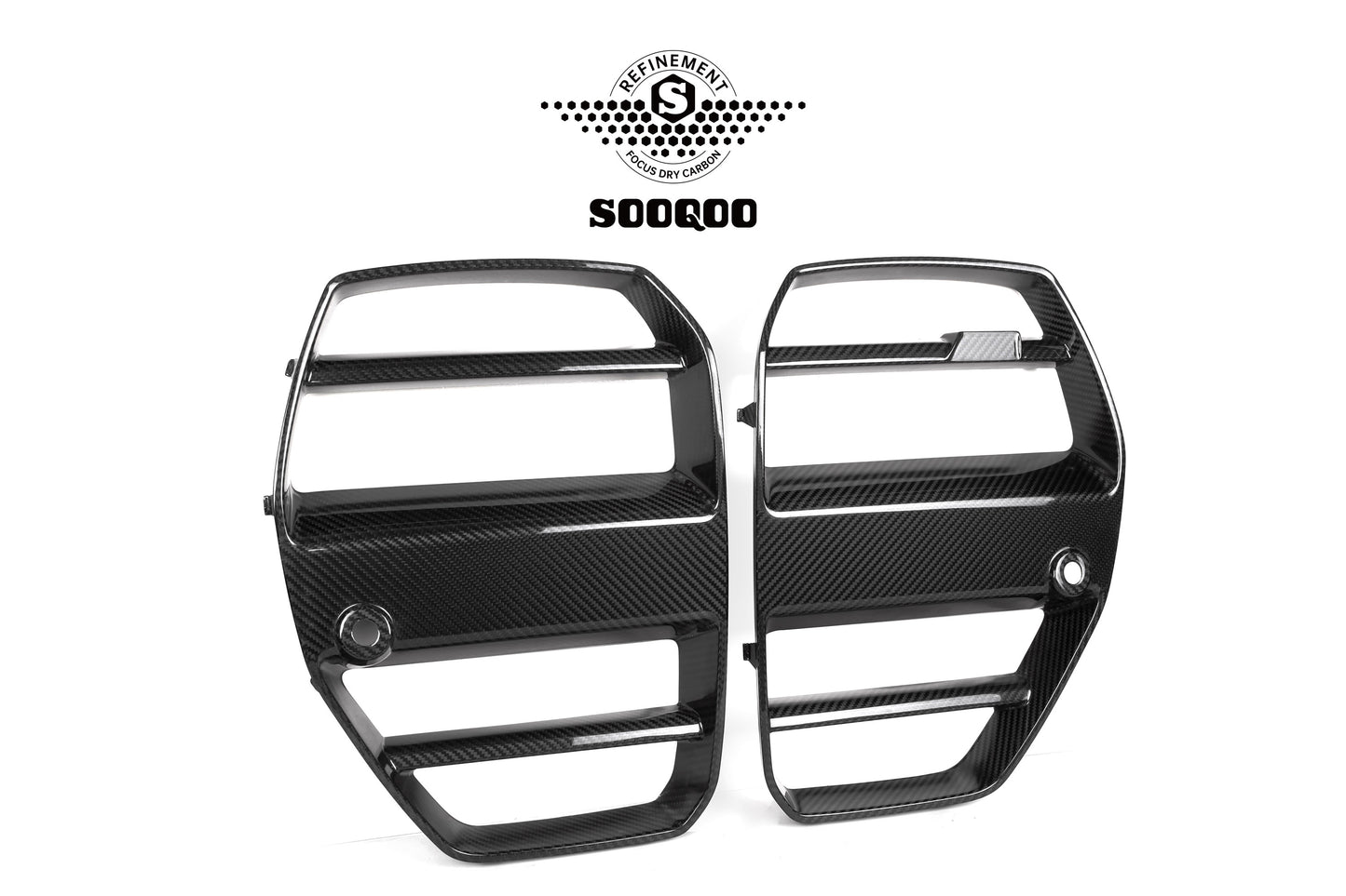 Dry Carbon Fiber - Front Grill ST Style [BMW M3 G80 | M4 G82]