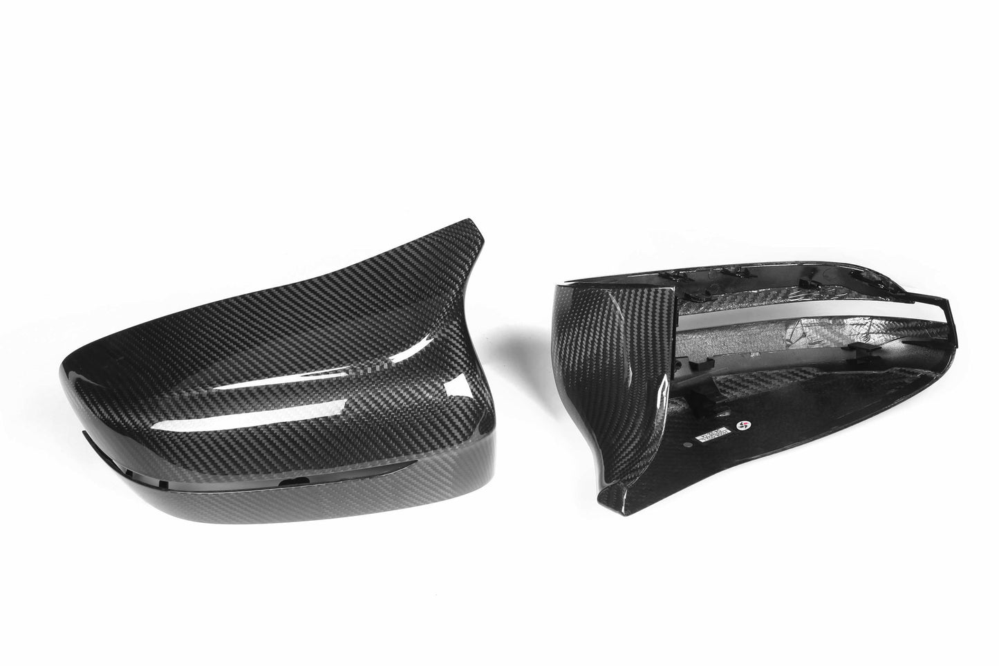 Dry Carbon Fiber -Mirror Cover OEM Style (Forged Option) [BMW M5 F90]