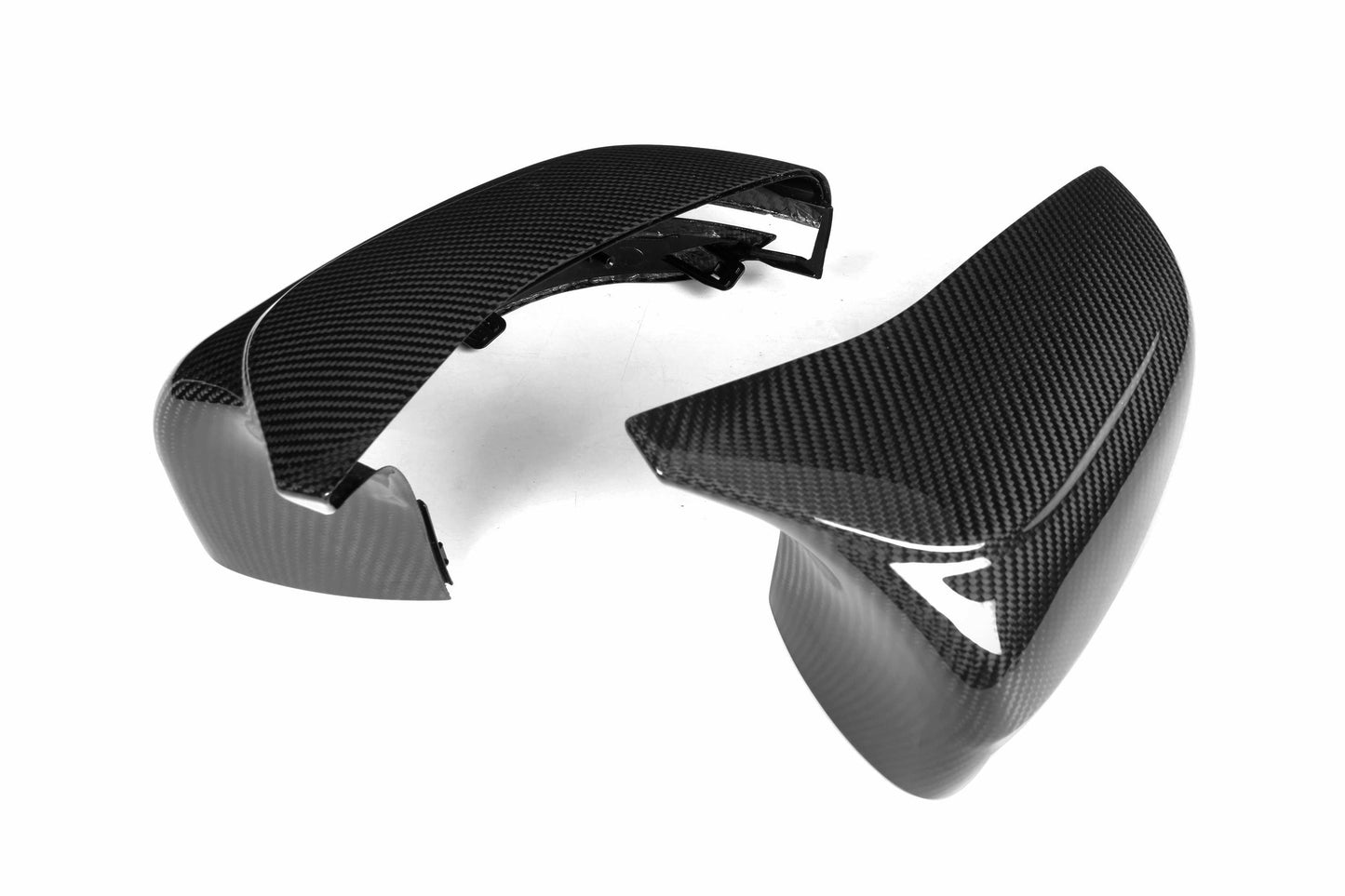 Dry Carbon Fiber -Mirror Cover OEM Style (Forged Option) [BMW M5 F90]