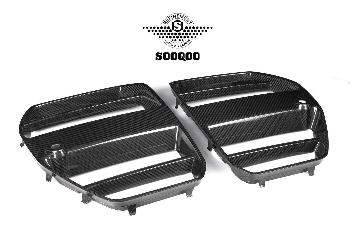Dry Carbon Fiber - Front Grill ST Style [BMW M3 G80 | M4 G82]
