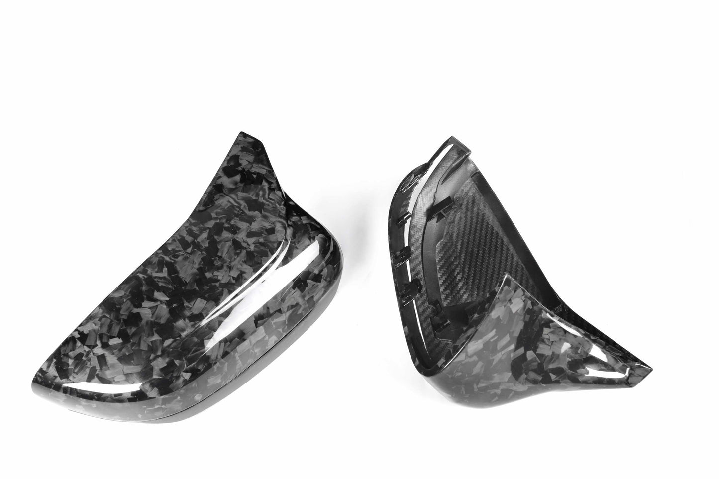Dry Carbon Fiber -Mirror Cover OEM Style (Forged Option) [BMW M5 F90]