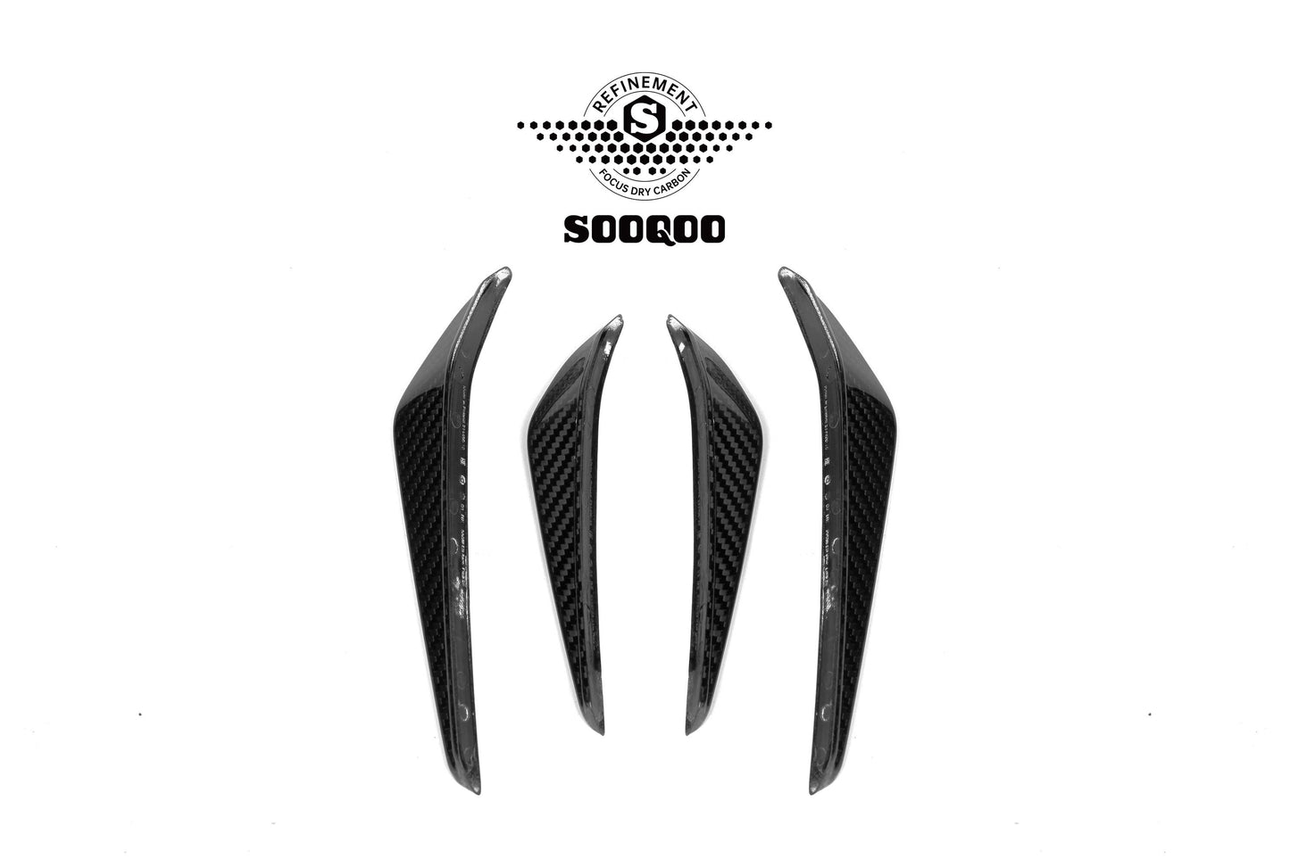 Dry Carbon Fiber - MP Style Front Side Canard [BMW M3 G80 | M4 G82]