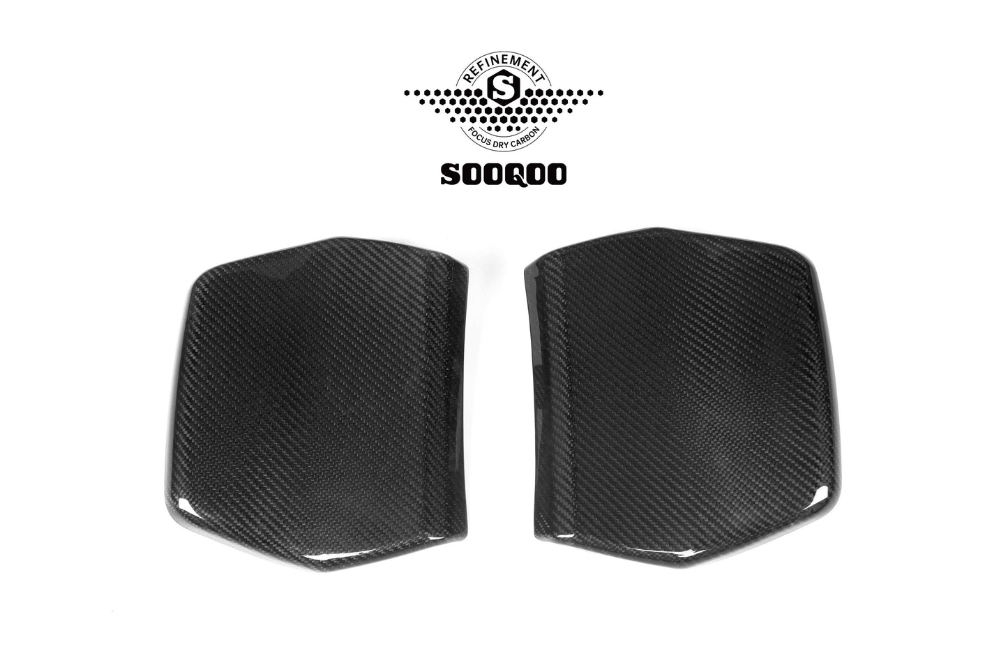 SQ Dry Carbon Fiber - OEM Style 4-PCS Sticky Backrest [BMW M3 F80 | M4 F82]