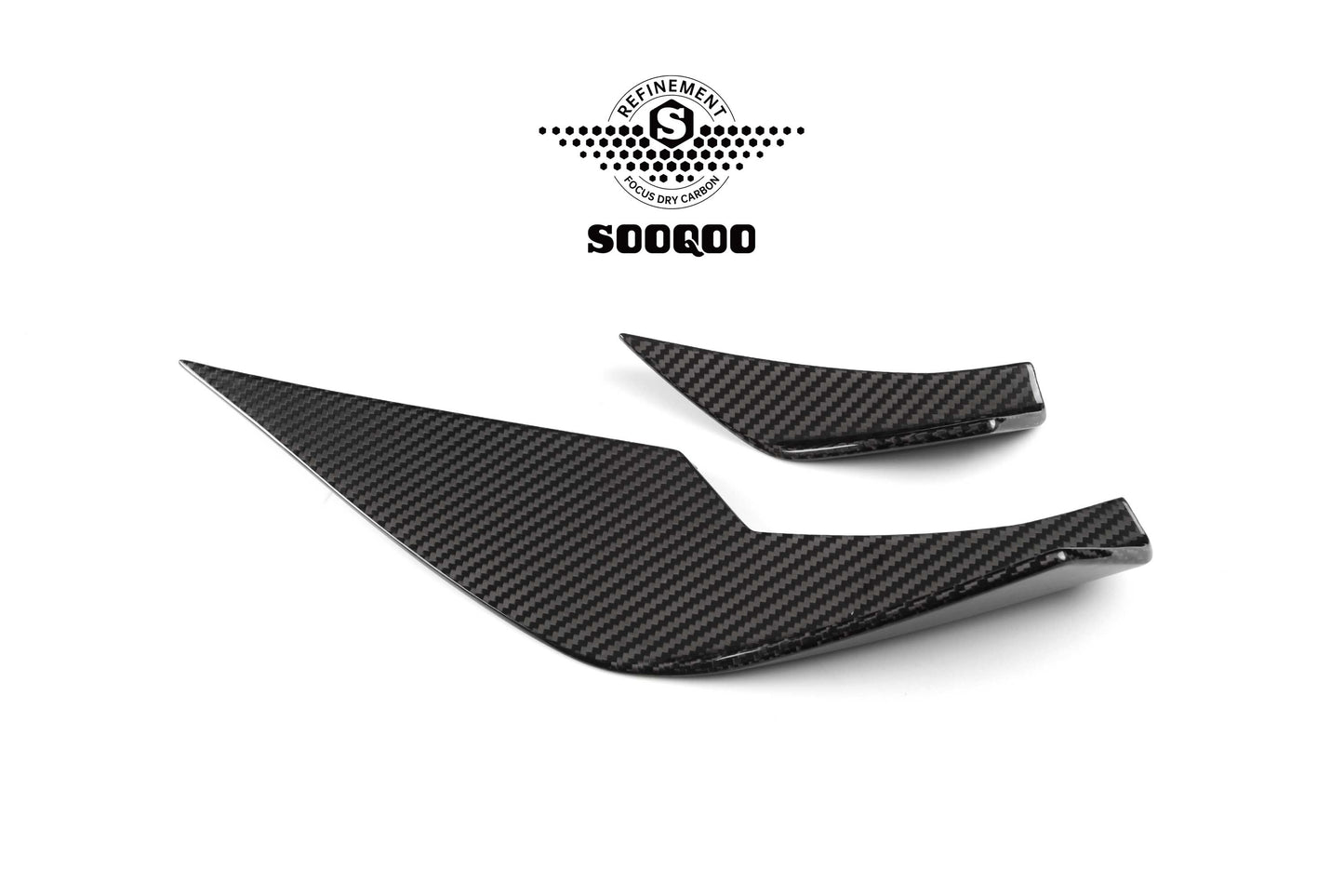 Dry Carbon Fiber - Front Side Canard VS Style [BMW M3 G80 | M4 G82]