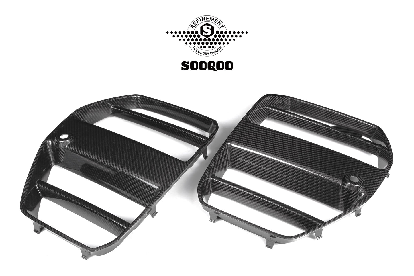 Dry Carbon Fiber - Front Grill ST Style [BMW M3 G80 | M4 G82]