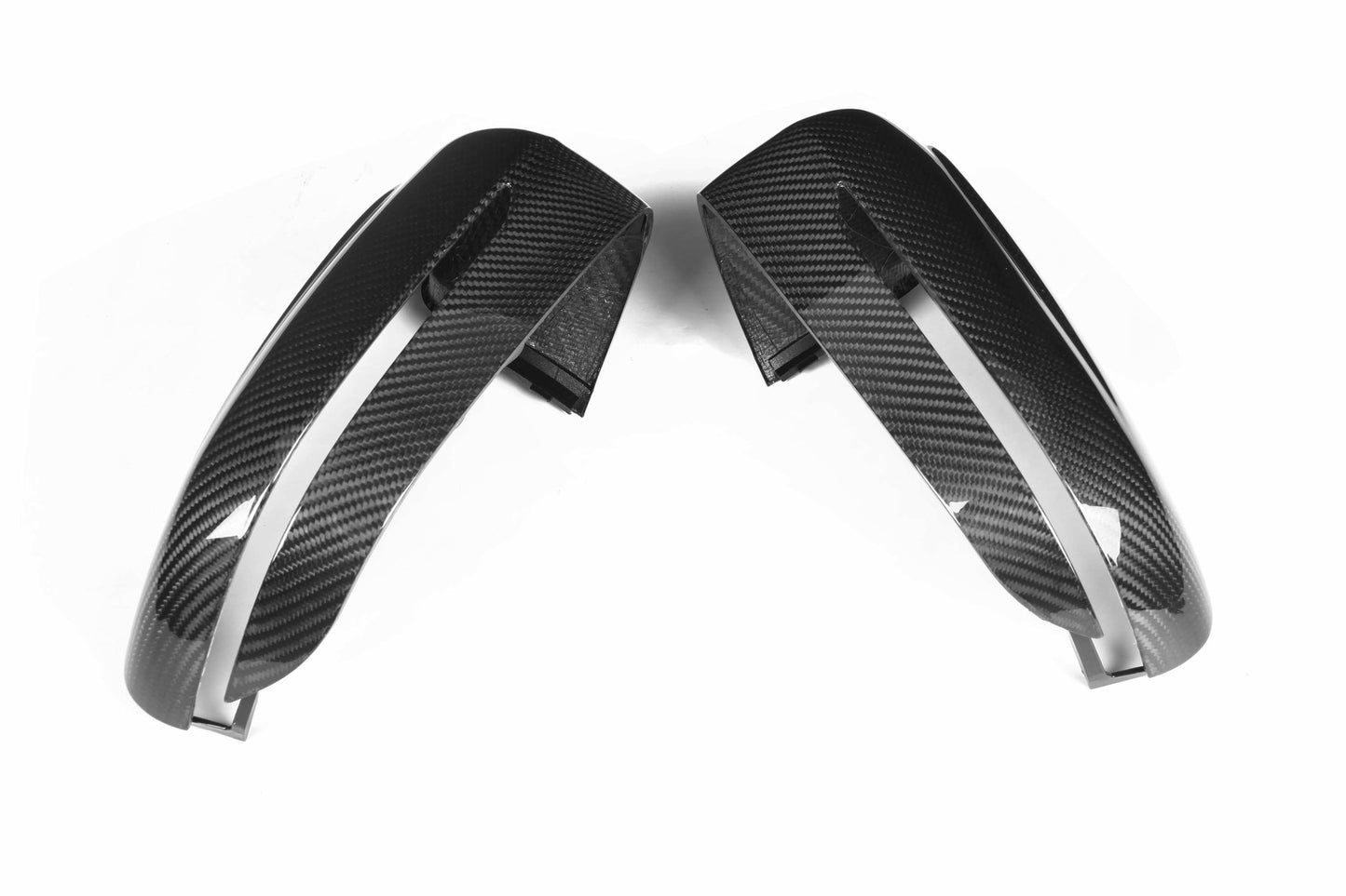 Dry Carbon Fiber -Mirror Cover OEM Style (Forged Option) [BMW M5 F90]