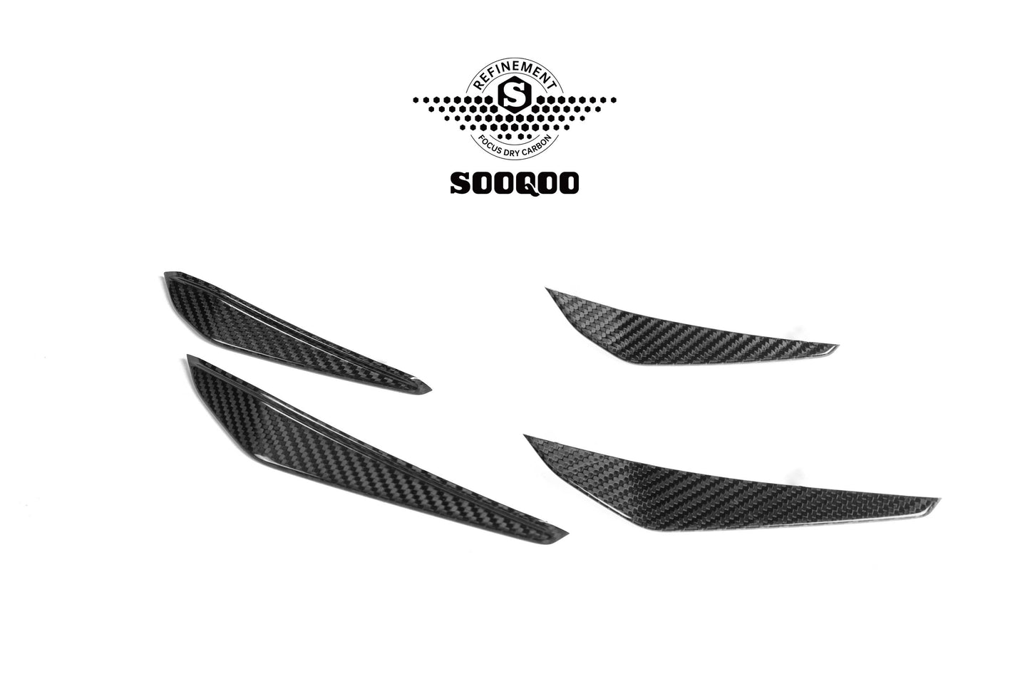 Dry Carbon Fiber - MP Style Front Side Canard [BMW M3 G80 | M4 G82]