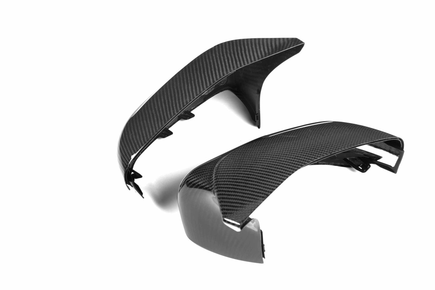 Dry Carbon Fiber -Mirror Cover OEM Style (Forged Option) [BMW M5 F90]