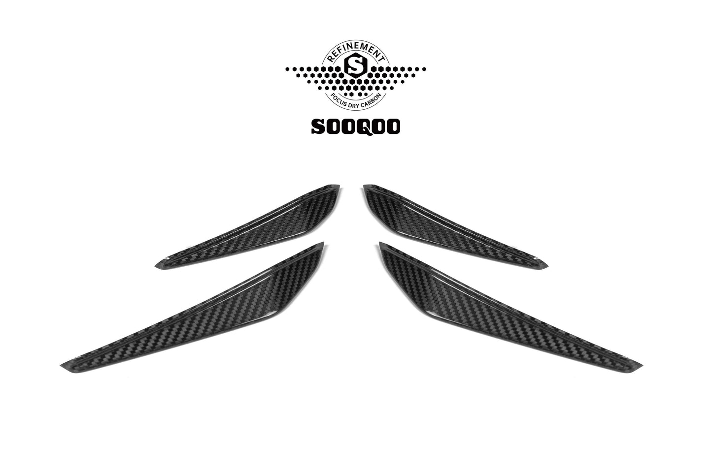 Dry Carbon Fiber - MP Style Front Side Canard [BMW M3 G80 | M4 G82]