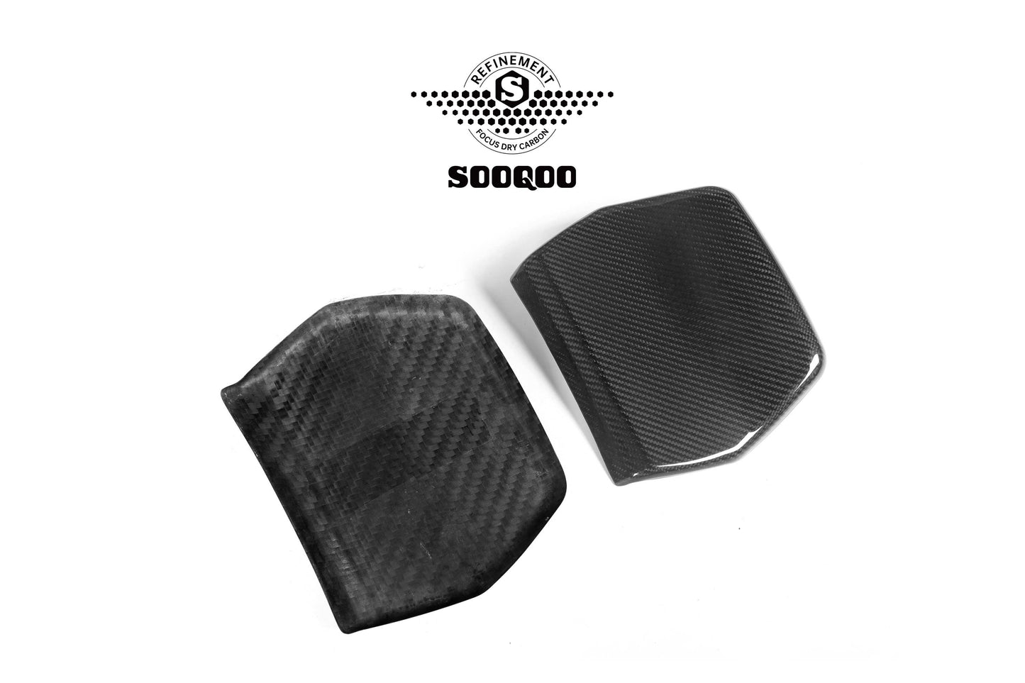 SQ Dry Carbon Fiber - OEM Style 4-PCS Sticky Backrest [BMW M3 F80 | M4 F82]