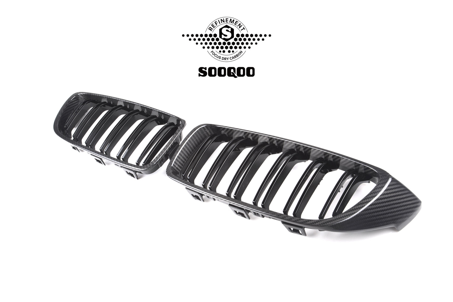 SQ Dry Carbon Fiber - Grill [BMW M3 F80 | M4 F82]