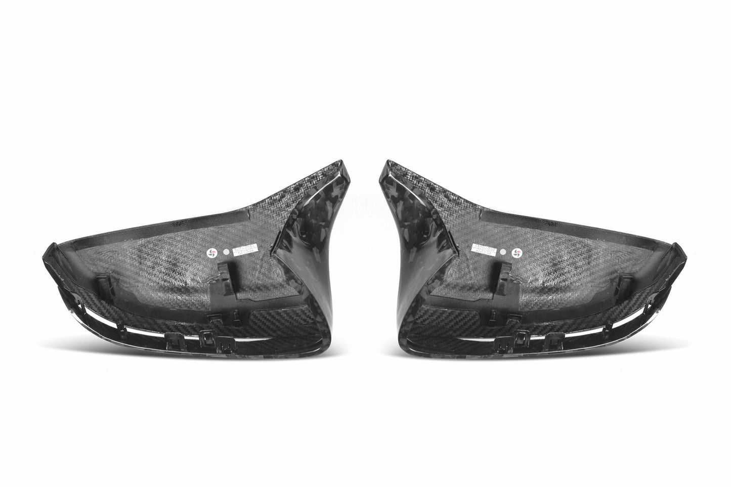 Dry Carbon Fiber -Mirror Cover OEM Style (Forged Option) [BMW M5 F90]