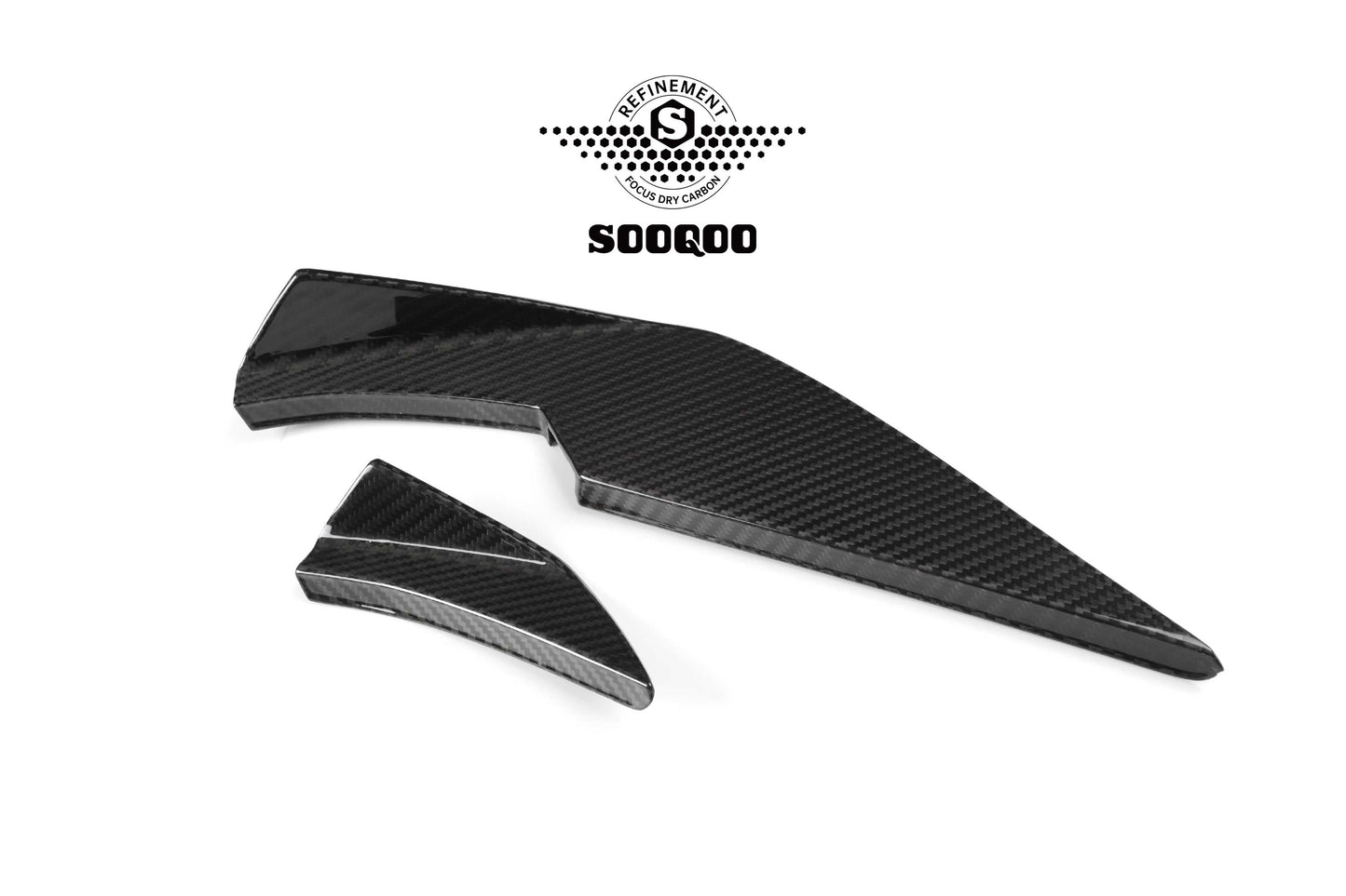 Dry Carbon Fiber - Front Side Canard VS Style [BMW M3 G80 | M4 G82]