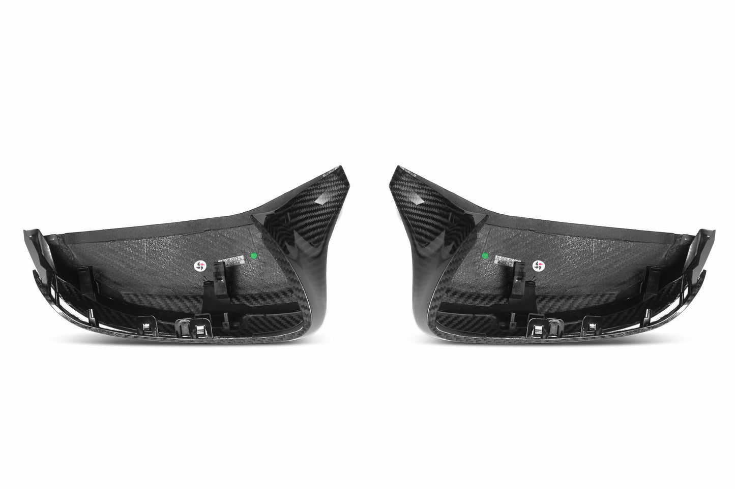 Dry Carbon Fiber -Mirror Cover OEM Style (Forged Option) [BMW M5 F90]