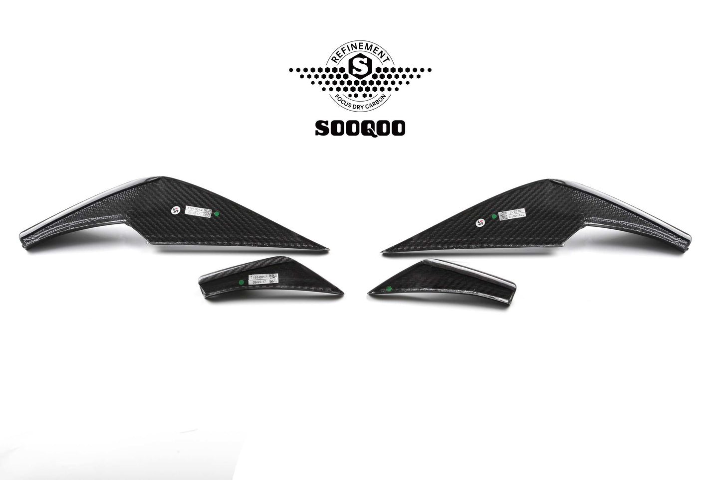 Dry Carbon Fiber - Front Side Canard VS Style [BMW M3 G80 | M4 G82]