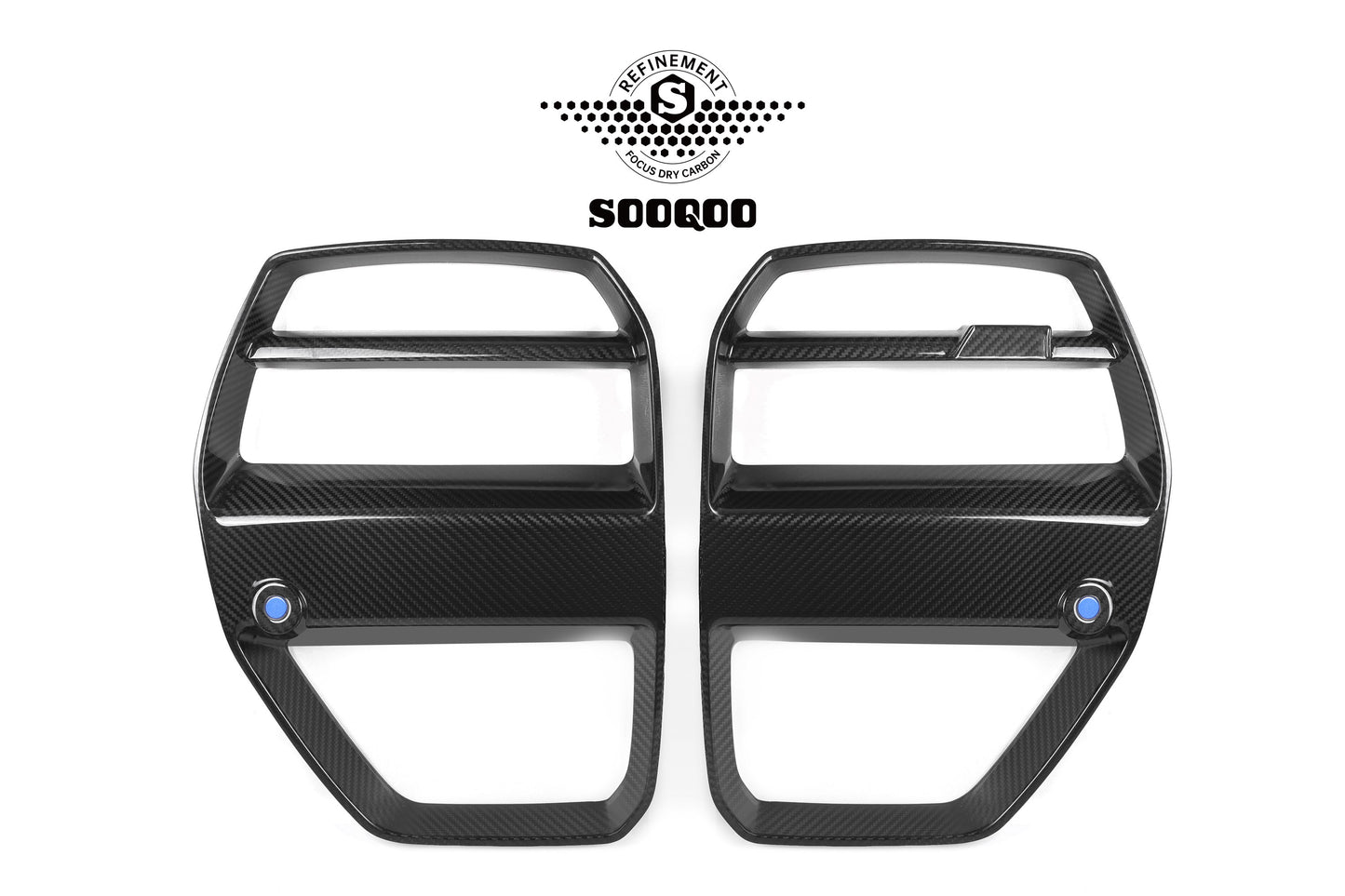 Dry Carbon Fiber - Front Grill V Style [BMW M3 G80 | M4 G82]