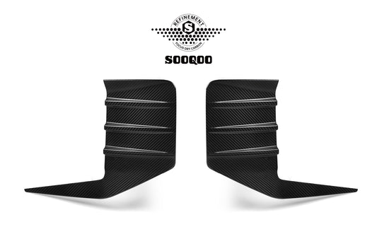 SQ Dry Carbon Fiber - MP Style Rear Bumper Attachments [BMW M2 G87]