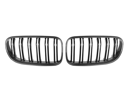 Dry Carbon Fiber - Front Grill Double Slat [BMW 3 Series E92 E93 LCI]