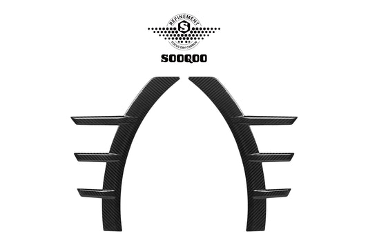SQ Dry Carbon Fiber - MP Style Front Side Spats [BMW M2 G87]