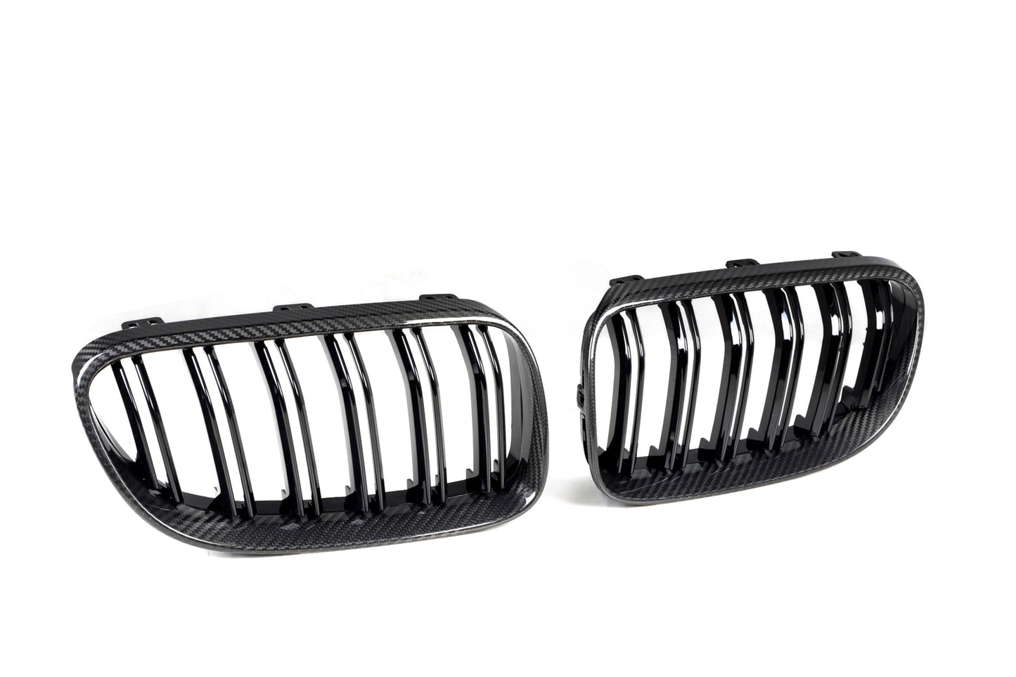 Dry Carbon Fiber - Front Grill Double Slat [BMW 3 Series E92 E93 LCI]