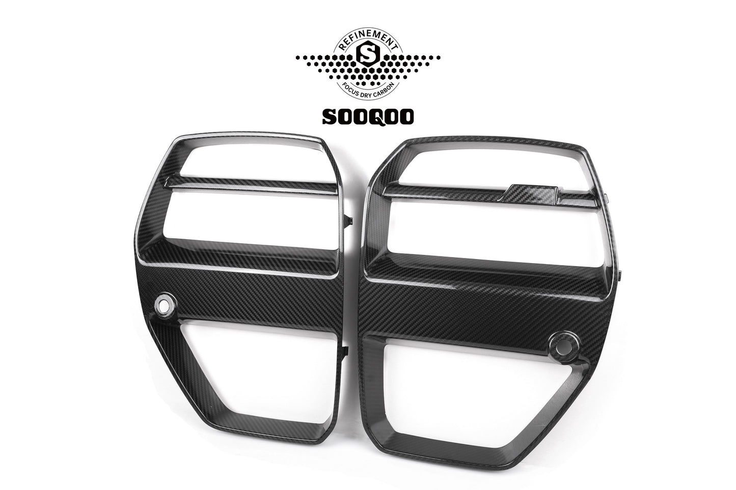 Dry Carbon Fiber - Front Grill V Style [BMW M3 G80 | M4 G82]