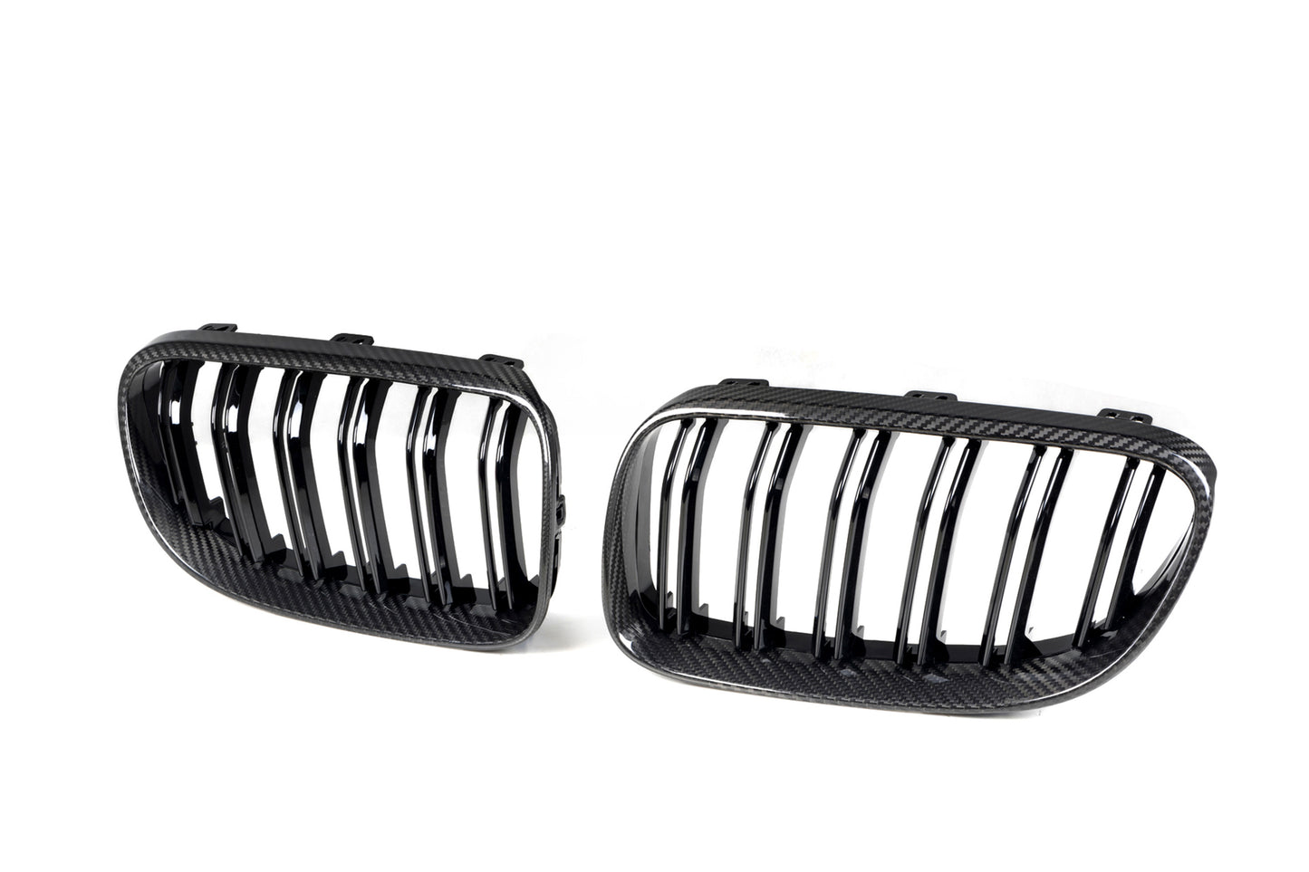 Dry Carbon Fiber - Front Grill Double Slat [BMW 3 Series E92 E93 LCI]