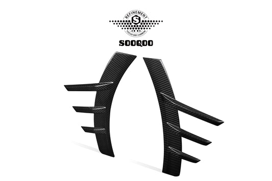 SQ Dry Carbon Fiber - MP Style Rear Side Spats [BMW M2 G87]