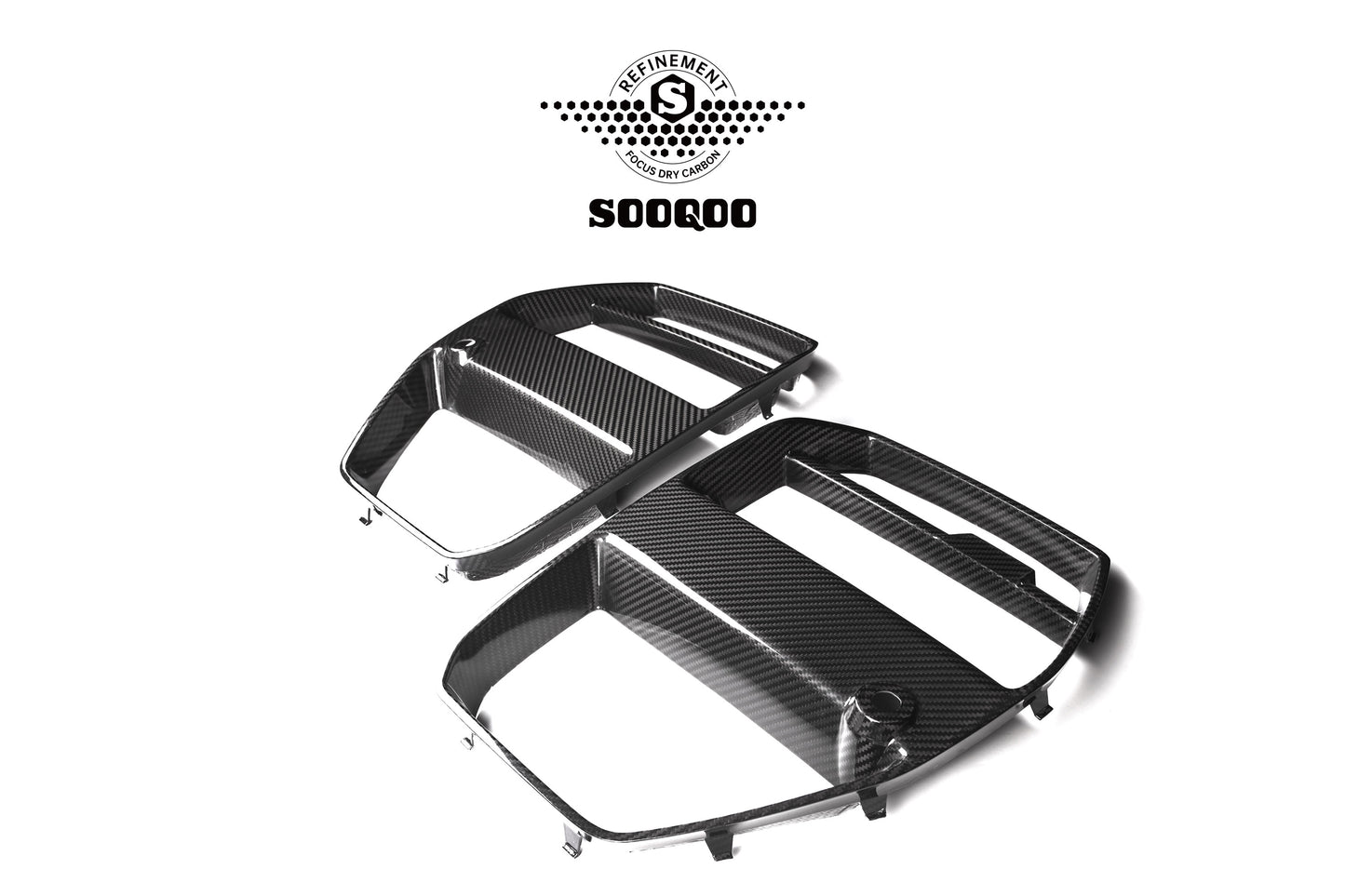 Dry Carbon Fiber - Front Grill V Style [BMW M3 G80 | M4 G82]