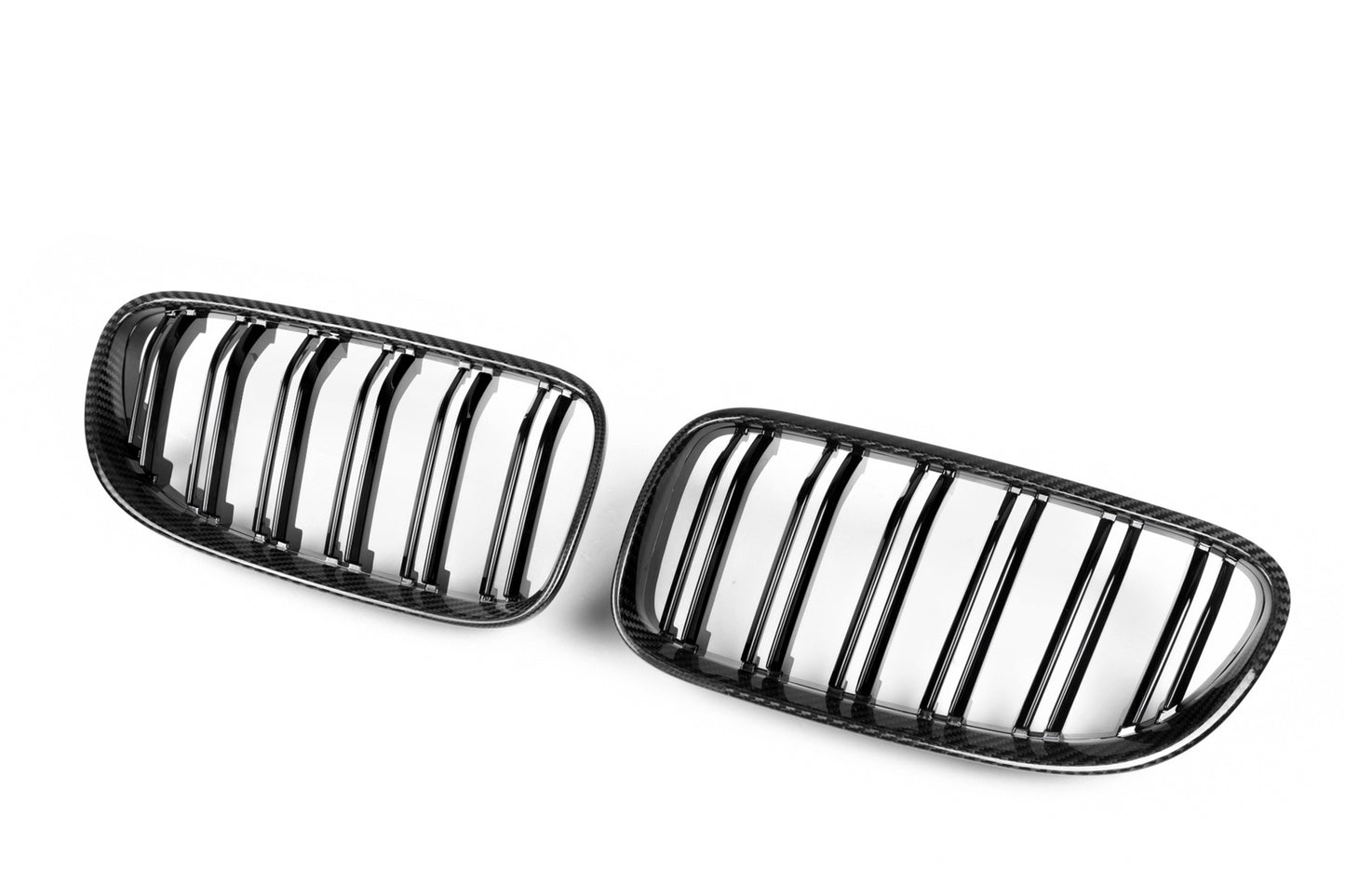 Dry Carbon Fiber - Front Grill Double Slat [BMW 3 Series E92 E93 LCI]