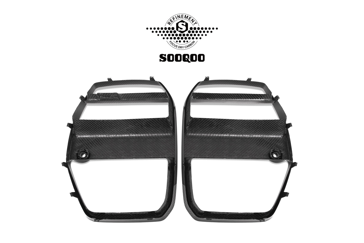 Dry Carbon Fiber - Front Grill V Style [BMW M3 G80 | M4 G82]