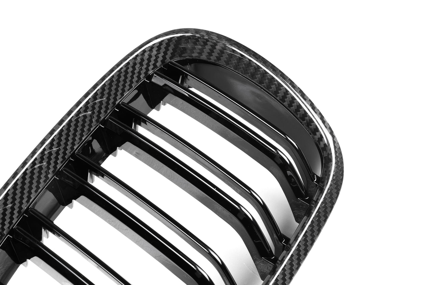 Dry Carbon Fiber - Front Grill Double Slat [BMW 3 Series E92 E93 Pre-LCI]