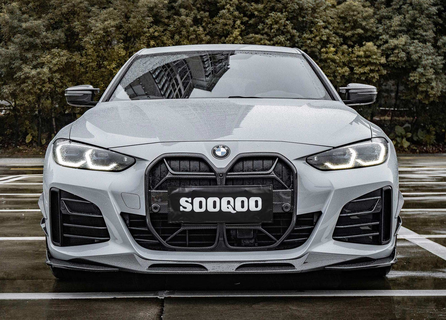 Dry Carbon Fiber - Front Grill CSL Style [BMW 4 Series G26]