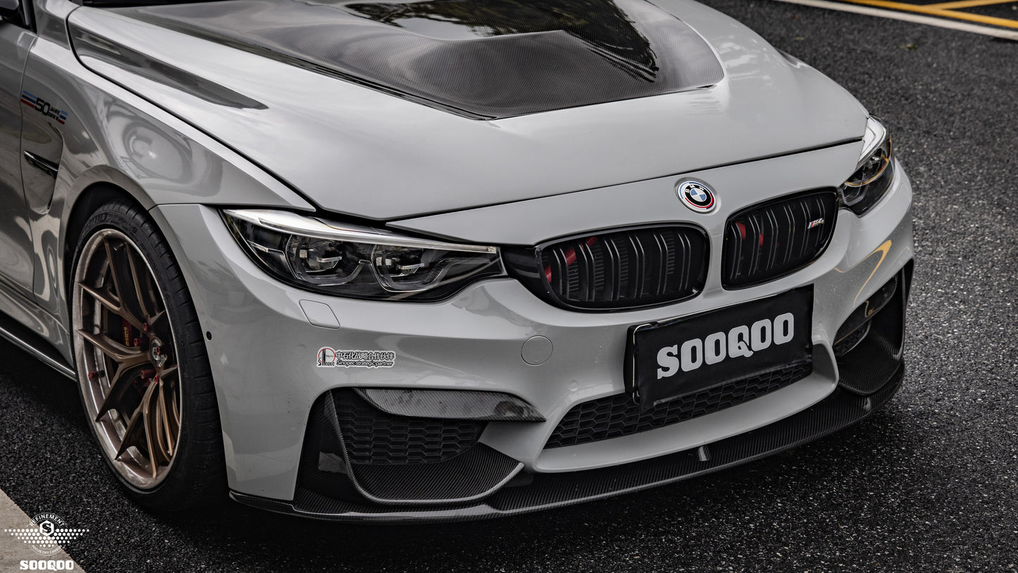 SQ Dry Carbon Fiber - Front Lip [BMW M3 F80 | M4 F82]