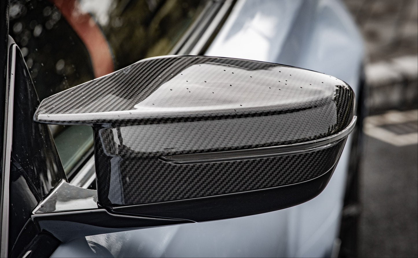Dry Carbon Fiber - Mirror Cover OEM Style [BMW M2 G87 | M3 G80 | M4 G82 | 2 Series G42 | 3 Series G20 | 4 Series G22 & G23 & G26]