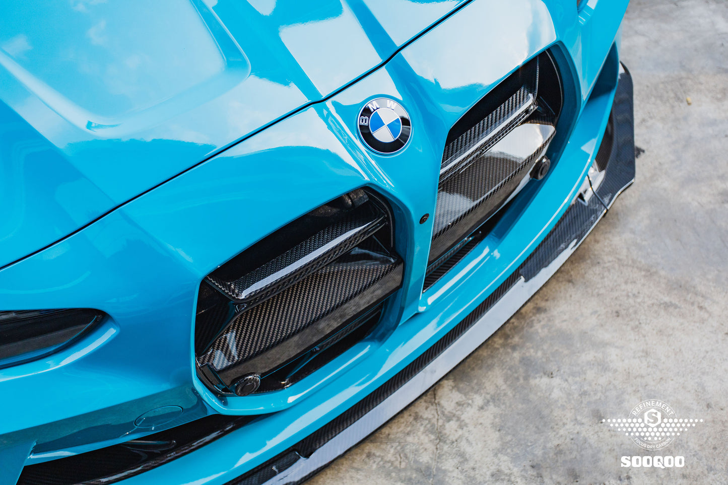 Dry Carbon Fiber - Front Lip V Style [BMW M3 G80 | M4 G82]