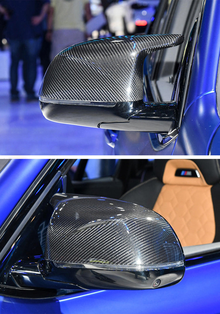 Dry Carbon Fiber - Mirror Cover OEM Style [BMW X5M F95 PRE-LCI | X6M F96 PRE-LCI]