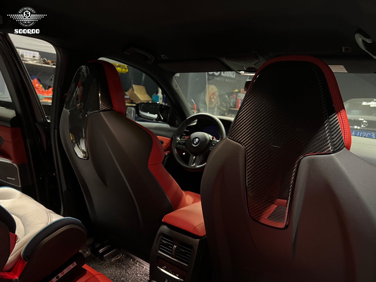 Dry Carbon Fiber - Seat Backrest OEM Style [BMW M3 G80 | M4 G28]